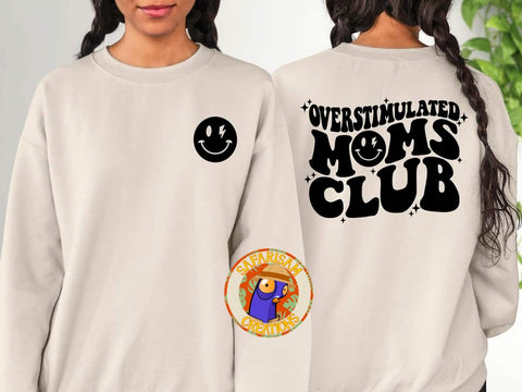 Overstimulated Moms Club Lightenbolt