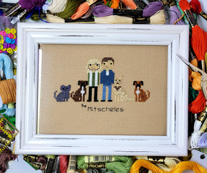 Stitched Family Portrait